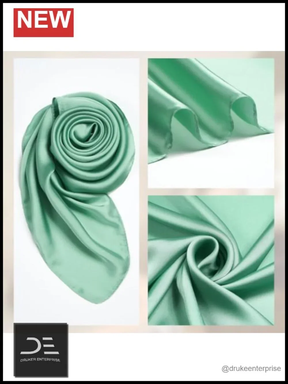 Soft Satin Square Scarf 27